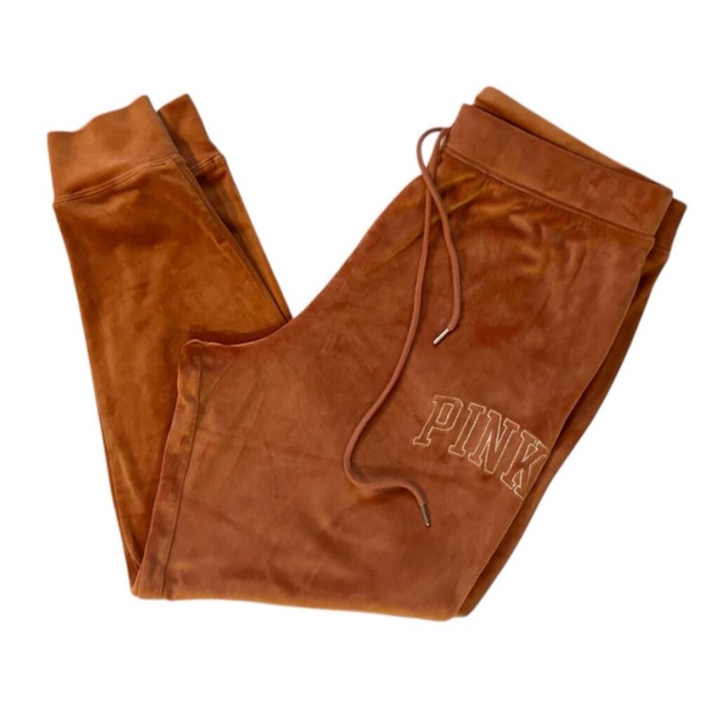 PINK Victoria's Secret Women's Brown Velour Joggers
